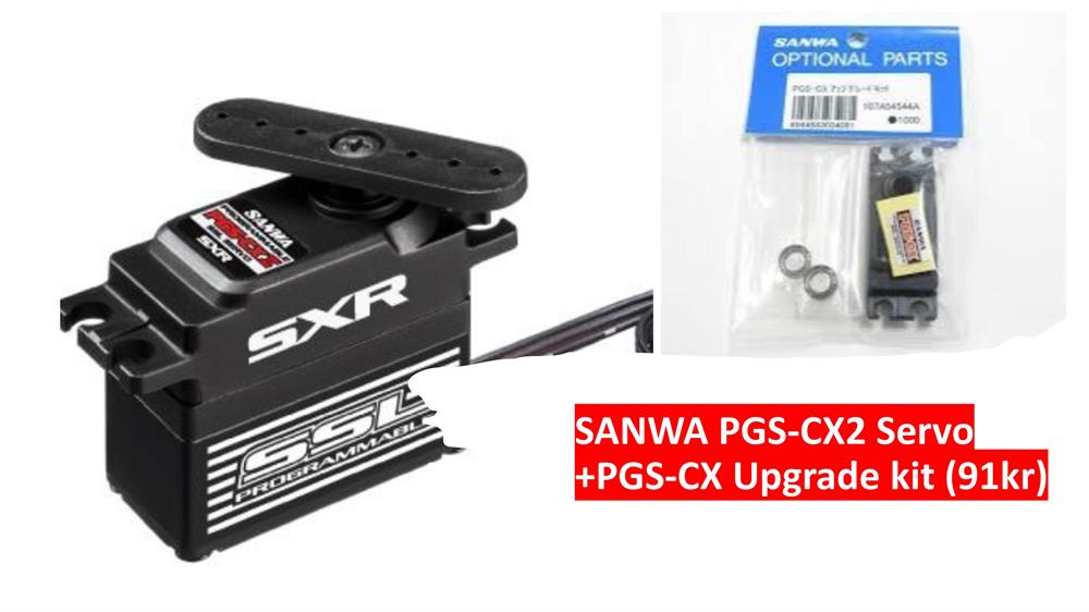 Sanwa PGS-CX2 SXR Response (0.11s/26.5kg/7.4V ) Coreless Servo