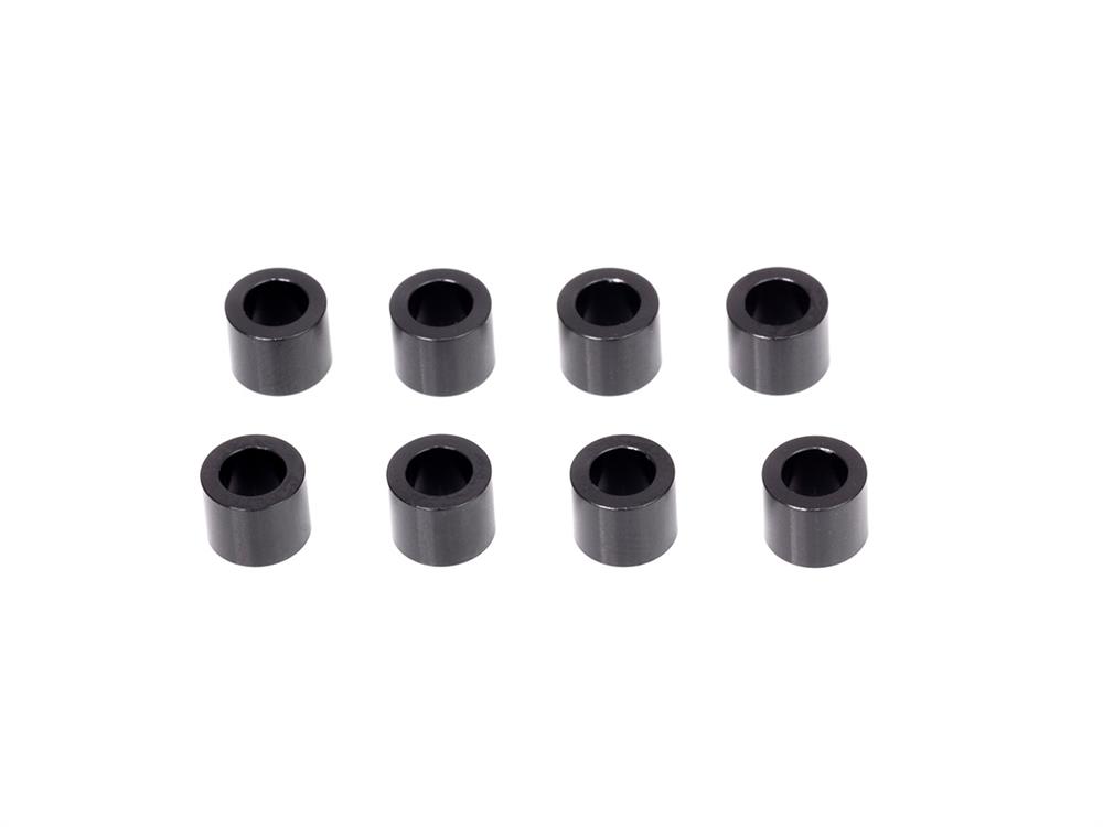 ALUMINUM WASHER 3x5x4.0mm (Black/8pcs)