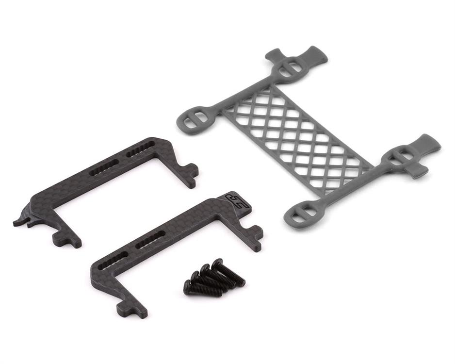 JConcepts B6.2 Cargo Net Battery Brace (Grey)