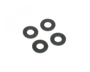 Washer black nylon M3x7x0.5 (4) - DISCONTINUED