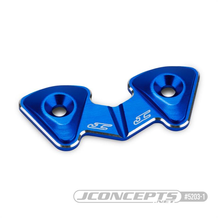 JConcepts Team Associated RC10B7 One-Piece Aluminum Wing Mount Button (Blue) JConcepts Team Associated RC10B7 One-Piece Aluminum Wing Mount Button (Blue)
