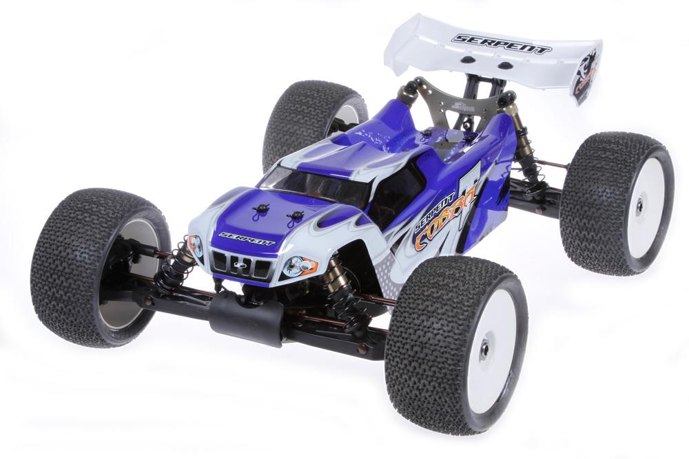 Body 1/8 E-Truggy pre cut blue