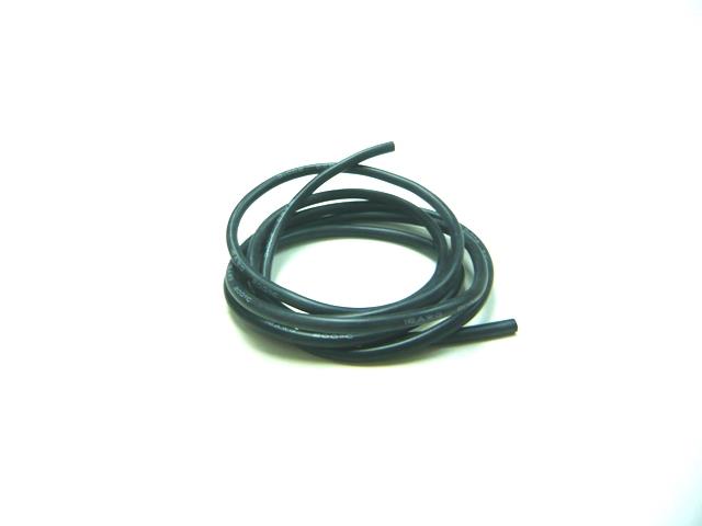 kabel 100cm silikon svart