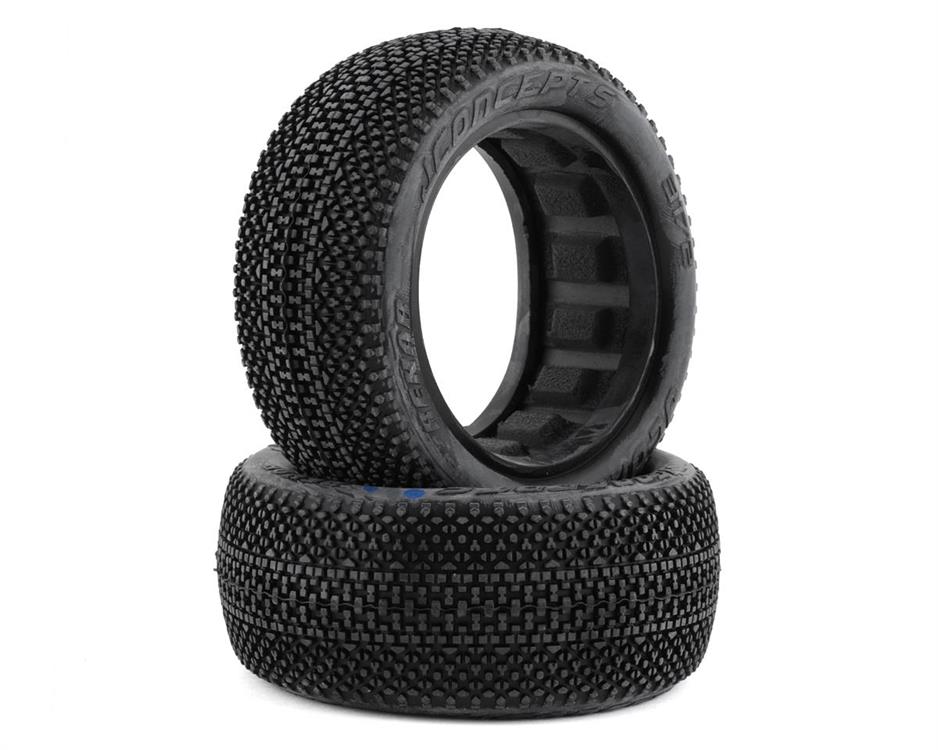 JConcepts ReHab 2.2" Front 4WD Buggy Tires (2) (Aqua A2)