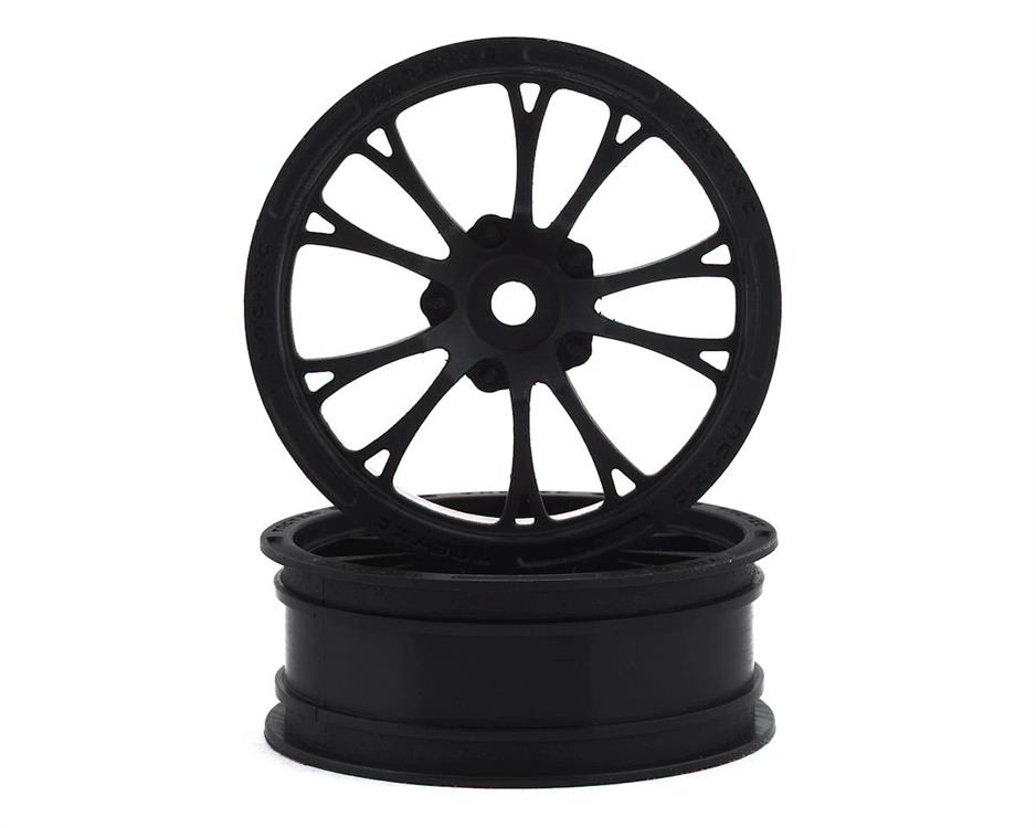 JConcepts Tactic Street Eliminator 2.2" Front Drag Racing Wheels (2) (Black)