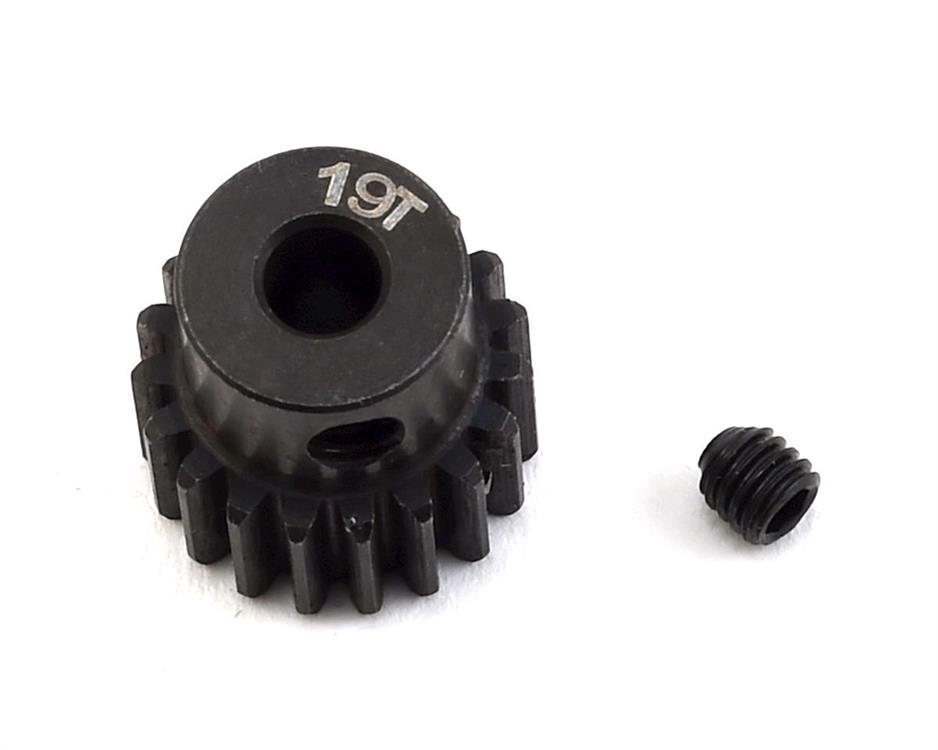 motordrev / pinion, stål 48P (3.17mm Bore) (19T)