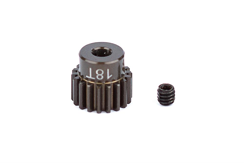 FT Aluminum Pinion Gear, 18T 48P, 1/8 shaft