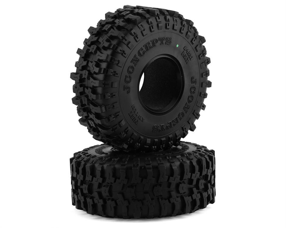 JConcepts Tusk 2.2" All Terrain Rock Crawler Tires (2) (Green)