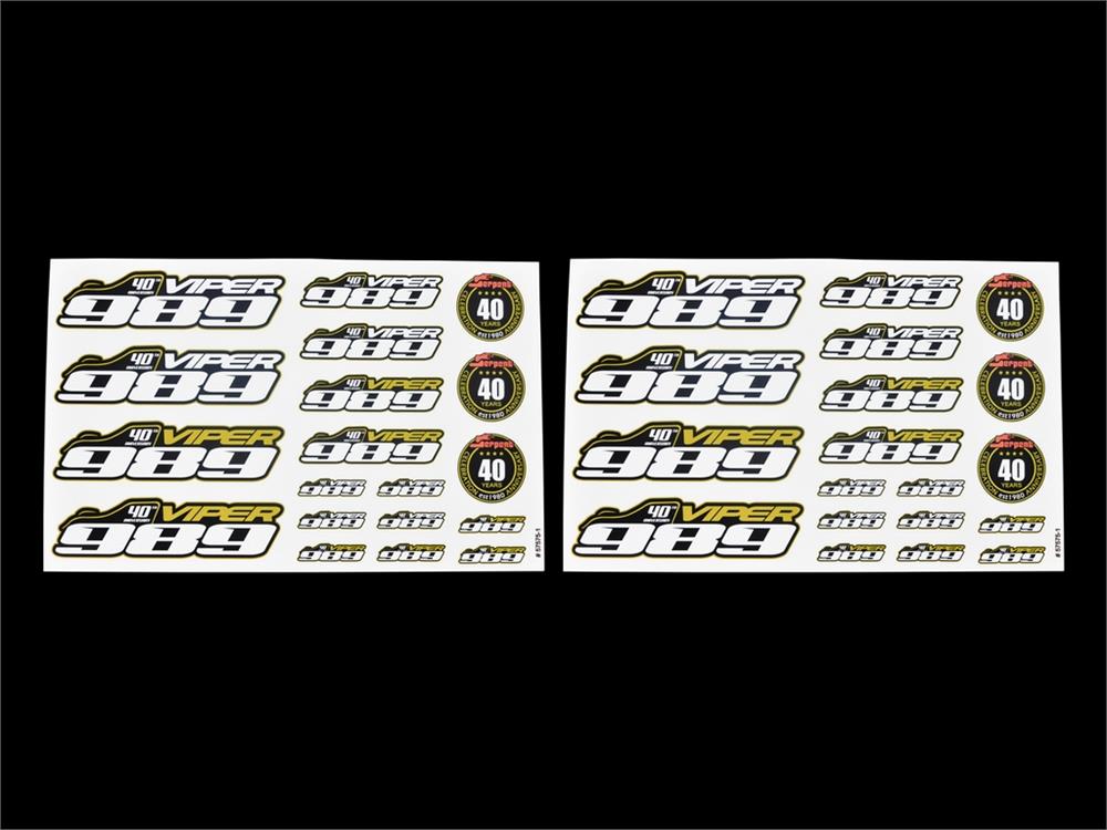 Decal sheet Viper S989 40th Anniversary (2)