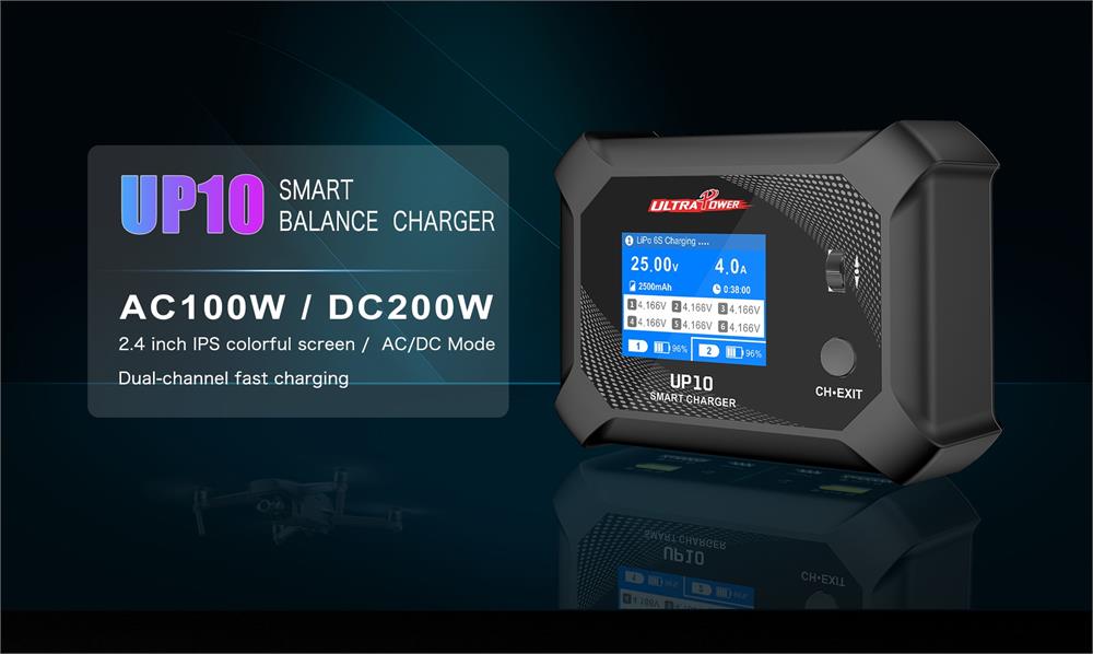 UP10 DUO 10A AC/DC Charger