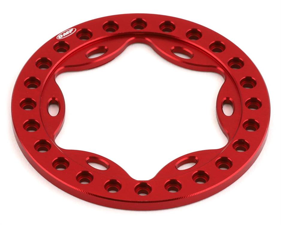 Vanquish Products OMF 1.9" Scallop Beadlock Ring (Red)