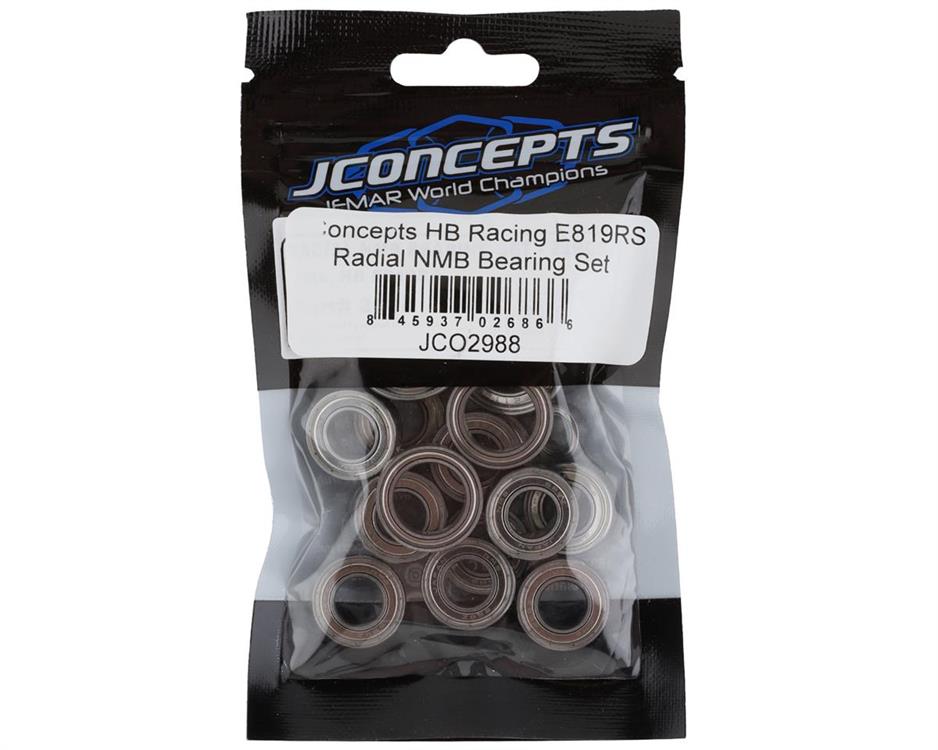 JConcepts HB Racing E819RS Radial NMB Bearing Set (22)