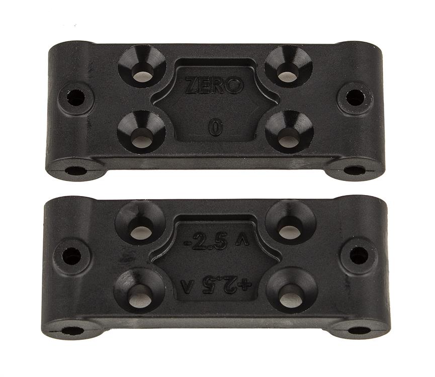 RC10B6.4 Front Bulkhead Set, 0 and 2.5 deg.