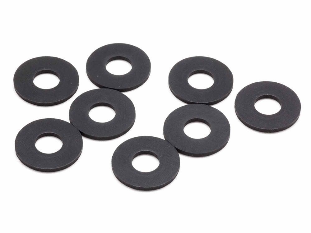 RUBBER BODY MOUNT SPACER L (6x14x1.0mm/8pcs)