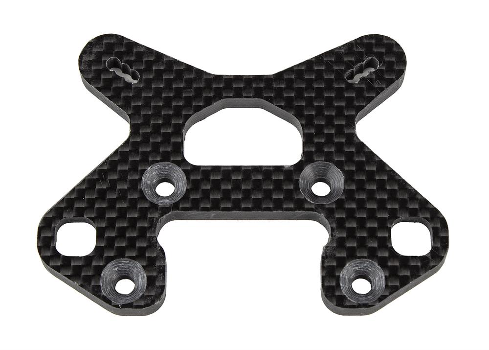 RC8B4.1 FT Front Shock Tower, 26.5, carbon fiber