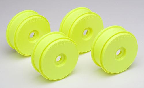 RC8 Wheels, yellow, 81mm