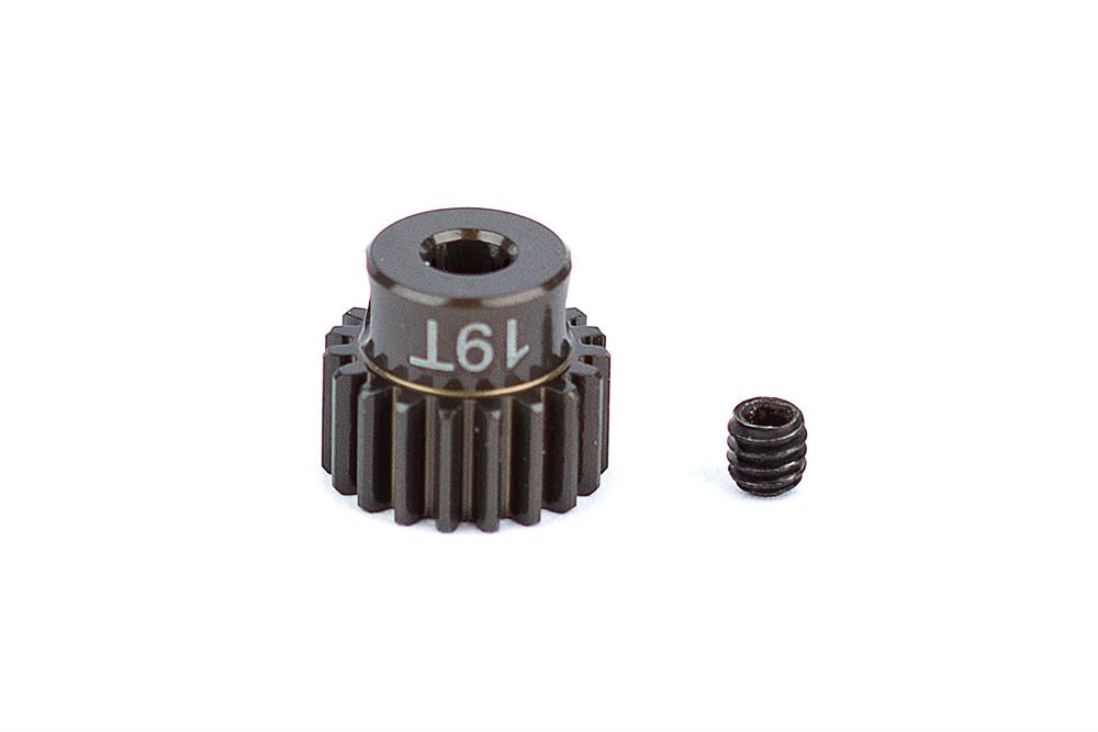 FT Aluminum Pinion Gear, 19T 48P, 1/8 shaft