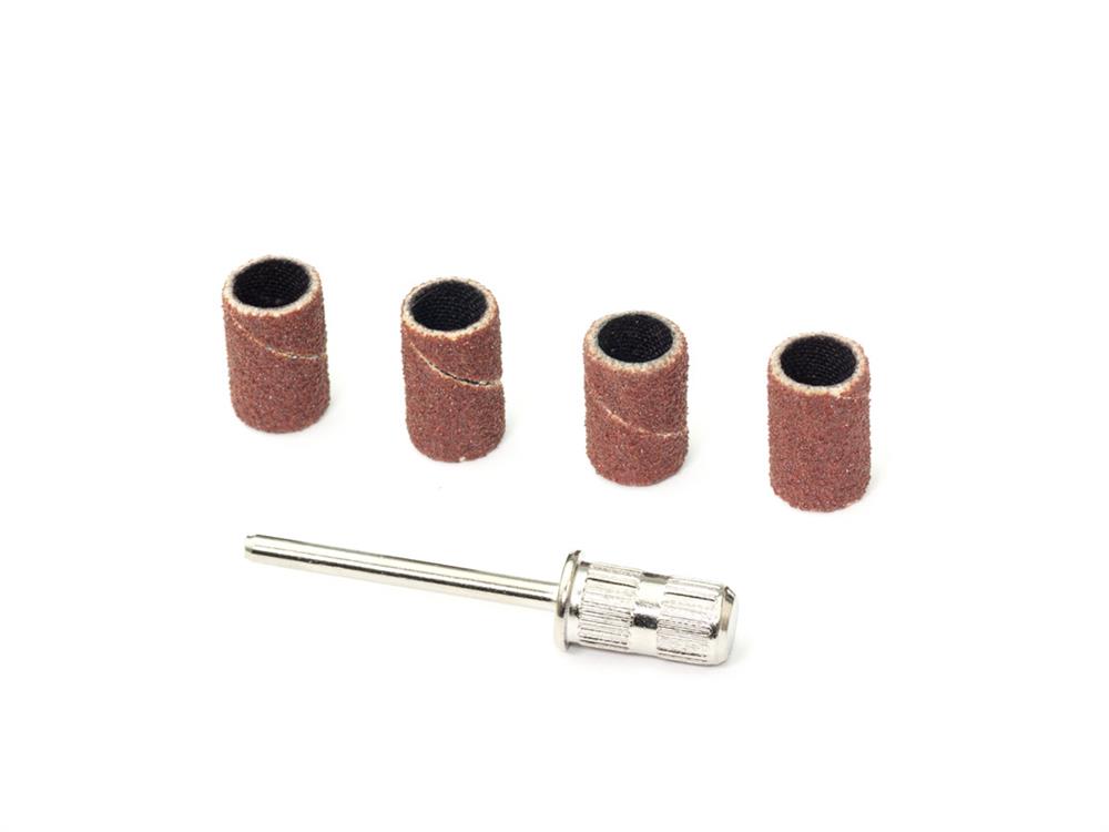 6.3mm SANDING BAND SET (Mandrel x1, Sanding band x4)