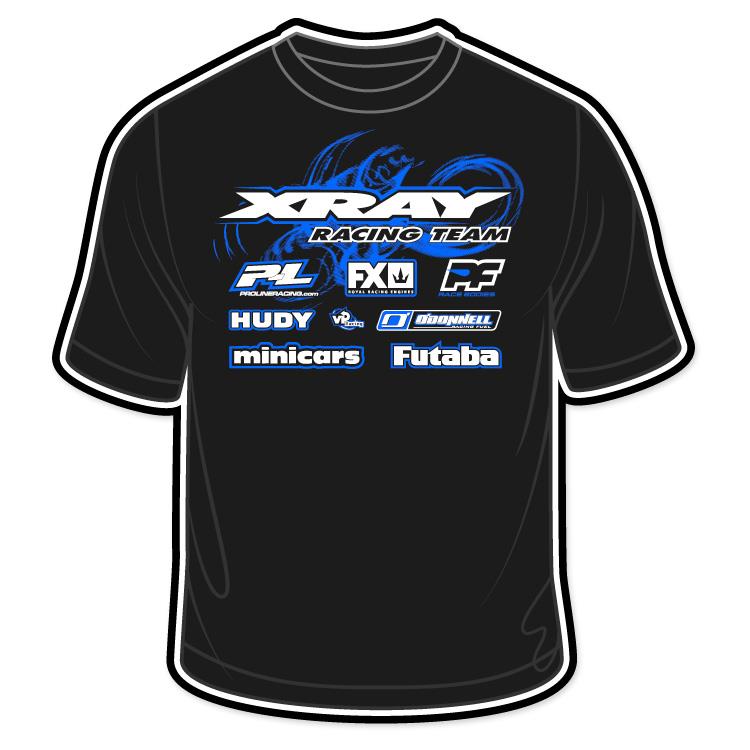 T-Shirt Large Black Minicars/XRAY 2014