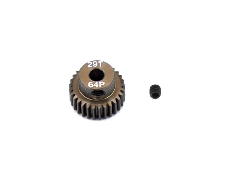 Motor-pinion alu hard 64P / 29T