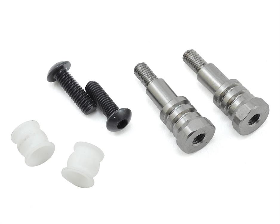 JConcepts B6/B6D Fin Long Titanium Shock Standoffs w/Bushing