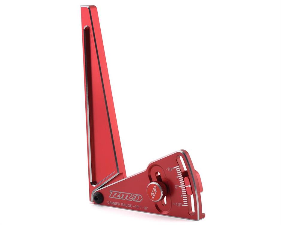 JConcepts Aluminum RM2 1/8 Camber Gauge (120mm) (Red)