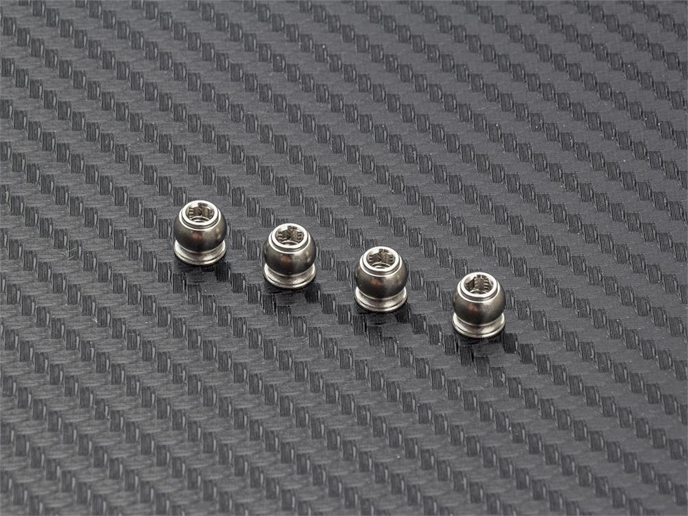 ALUMINUM FLANGE BALL 5.8mm (Short/4pcs)