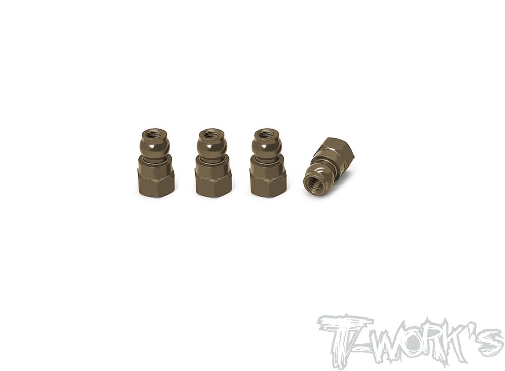 7075-T6 Hard Coated Alum. Shock Bushings 12mm ( Team Associated RC10 B6.3/ 6.2 ) 4pcs. 