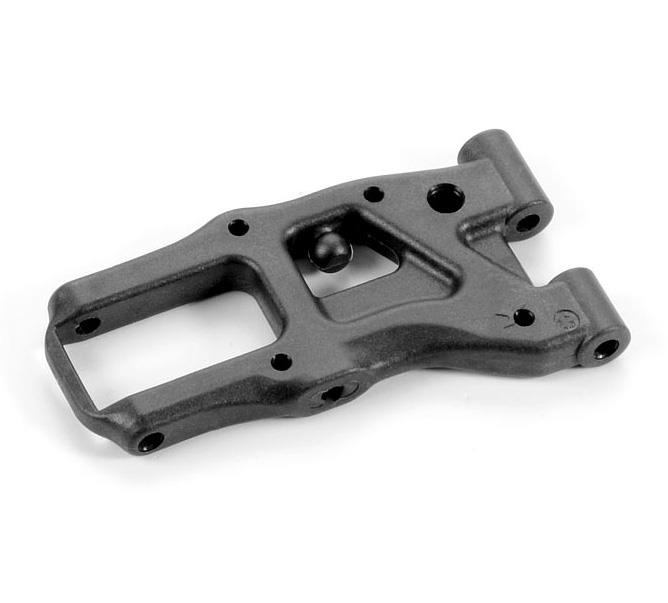 FRONT SUSPENSION ARM - GRAPHITE - 1-HOLE