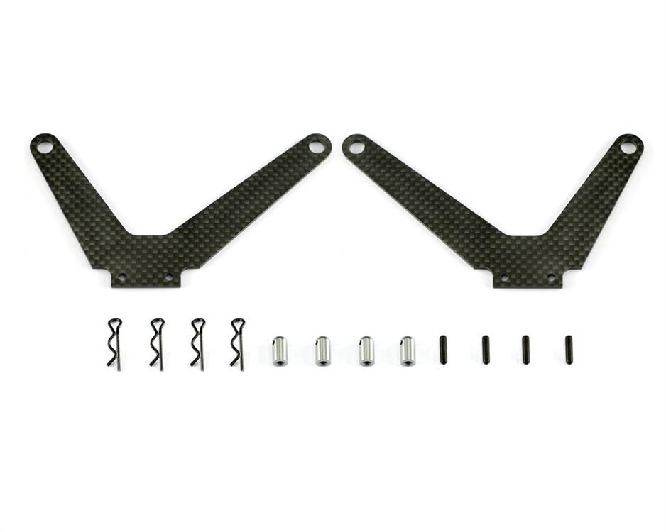 Battery mount plate carbon set SRX8E