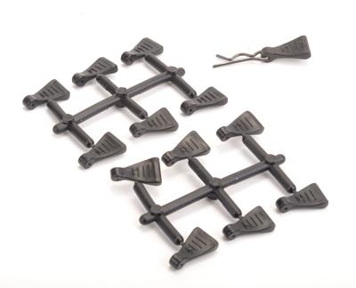 Rubber Body Clip Pulls - pk12