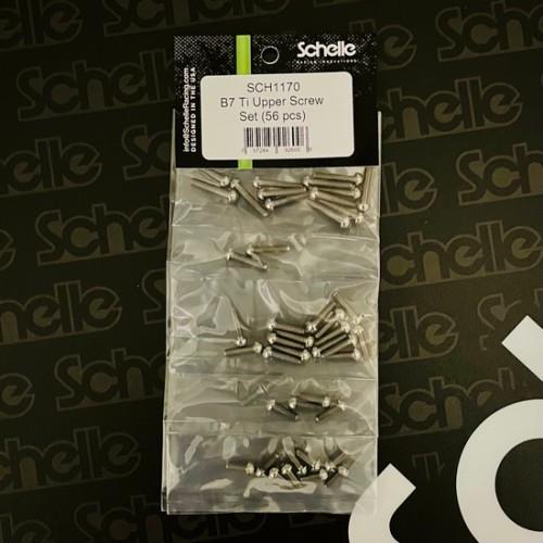 B7 / B7D Titanium Upper Screw Set (Batch #1) 