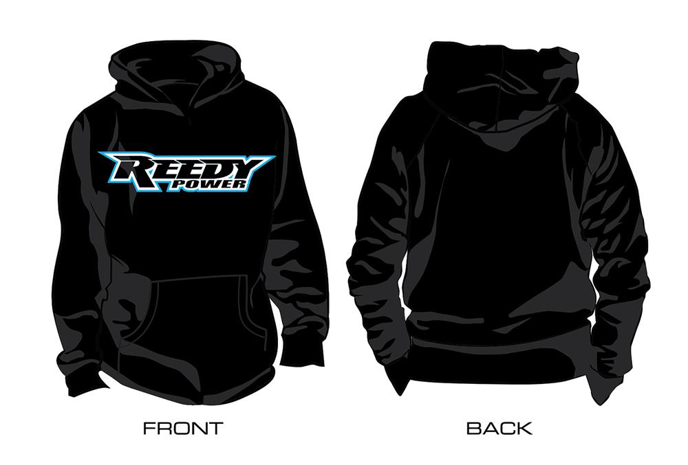 Hoodie, Reedy W24 Pullover, svart, 2XL