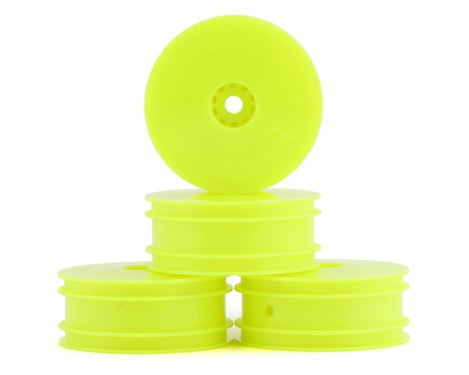 JConcepts Losi Mini-B Front Mono Wheel Set (Yellow) (4)