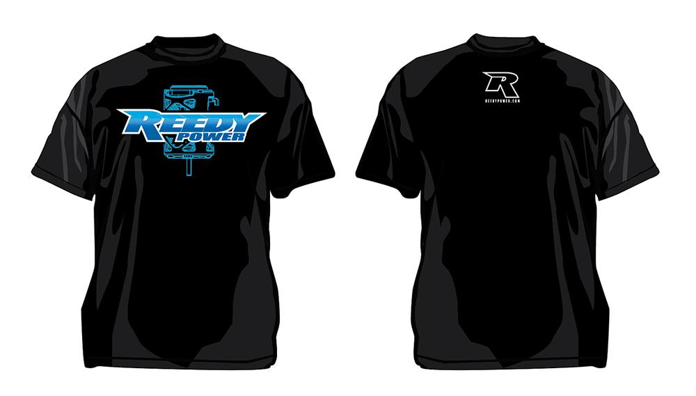 Reedy Power S24 T-Shirt, black, 4XL