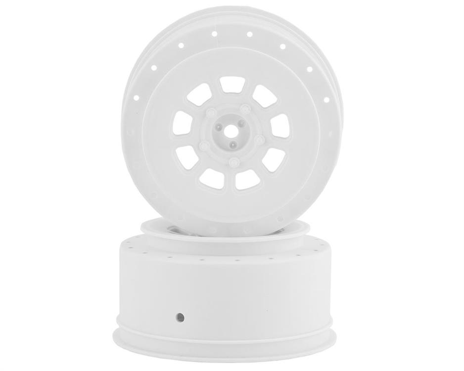 JConcepts 9-Shot Short Course Wheels w/3mm Offset (2) (White)