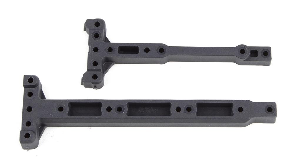 RC10B74 FT Chassis Braces, carbon fiber