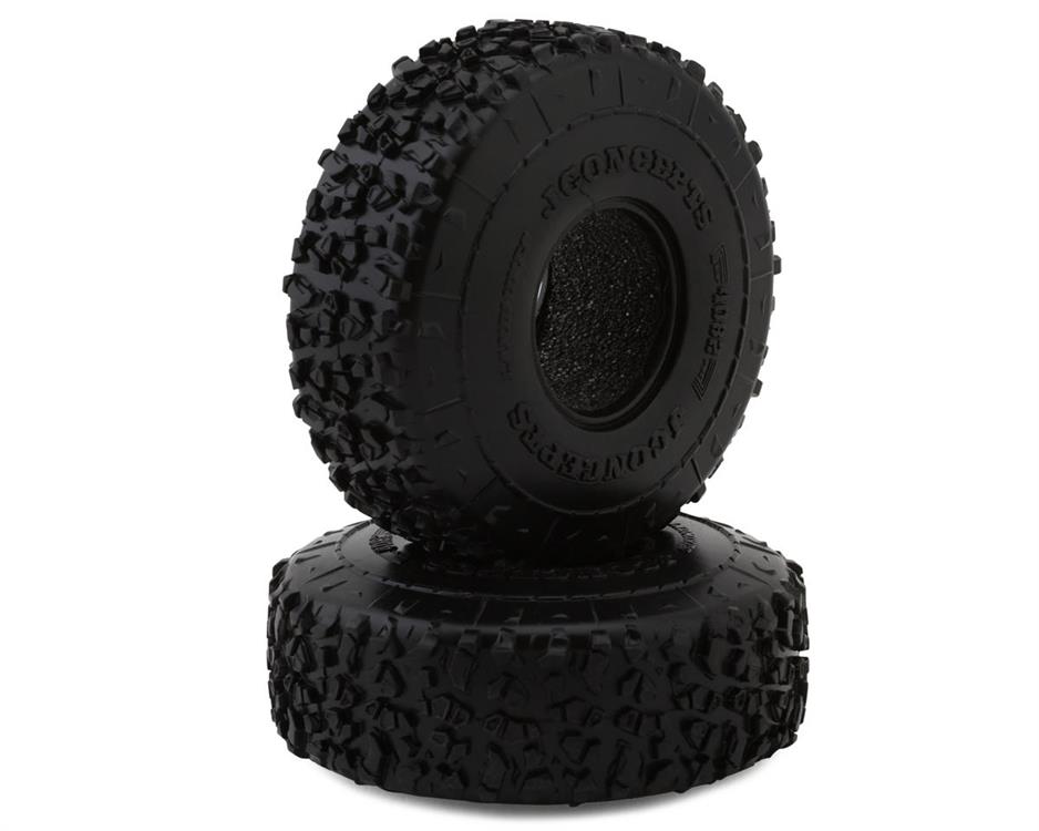 JConcepts Landmines 1.0" Micro Crawler Tires (2) (63mm OD) (Green)