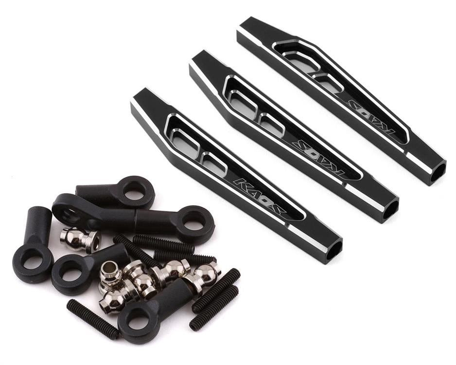 CEN F450 69mm Aluminum Front Upper & Lower Suspension Links (Black) (3)