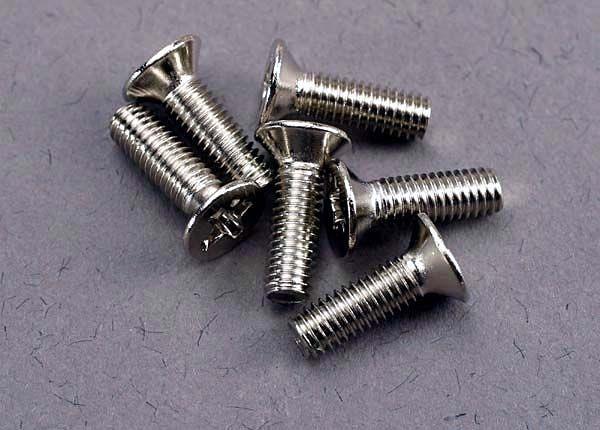 Screws M3x10mm Countersunk (6)