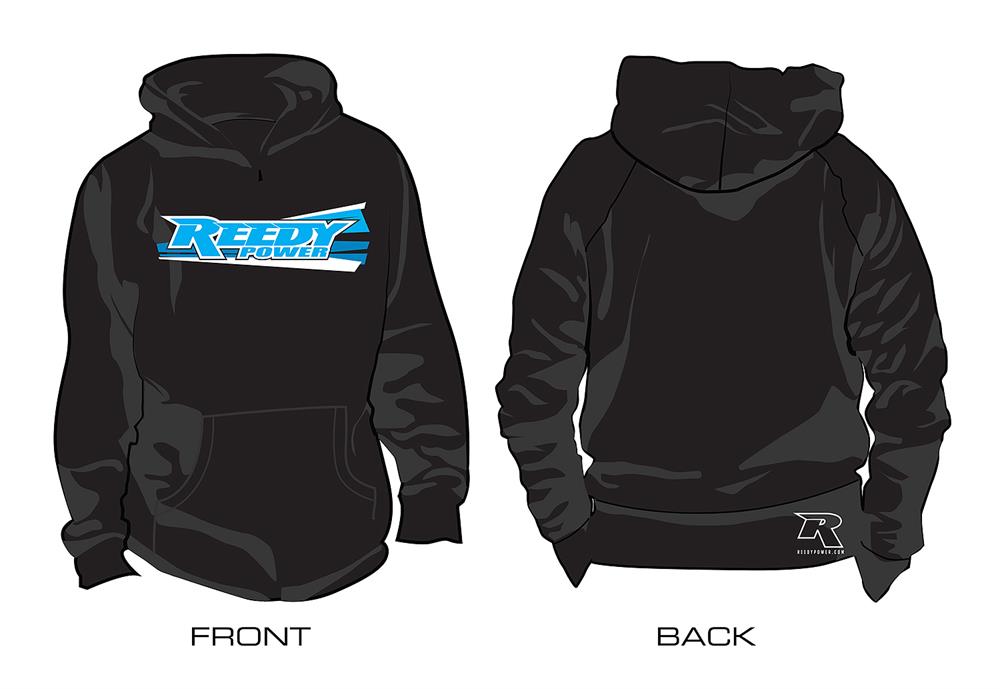 hoodie, Reedy, svart, 2XL