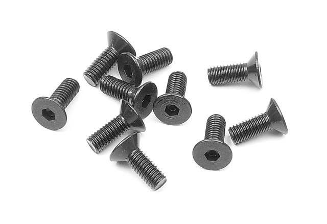 Hex screw M3x8 countersunk (10)