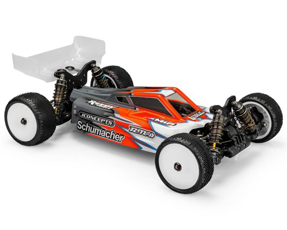 JConcepts Schumacher Cat L1R "S2" 1/10 Buggy Body w/Carpet Wing (Clear)