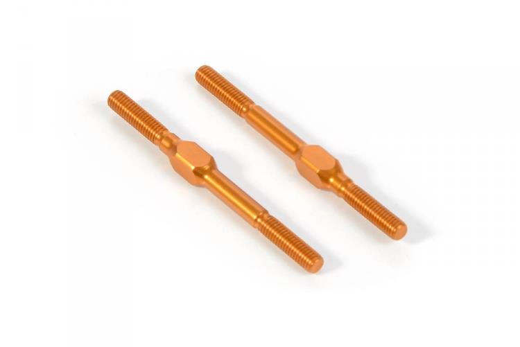 Turnbuckle just. alum. M3x42mm Orange (2)