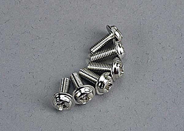 Screws M3x8mm Washerhead (6)