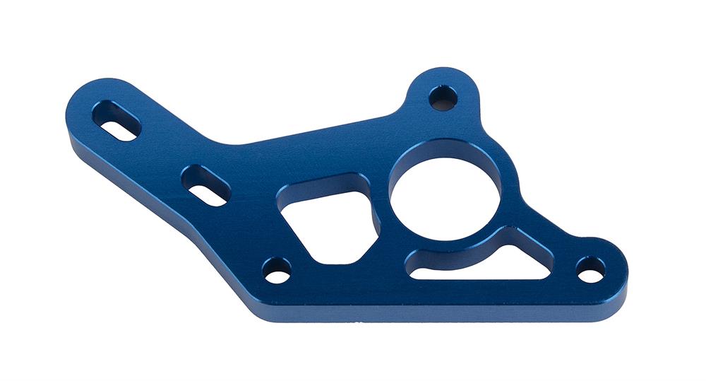 RC10B7 Motor Mount, blue aluminum