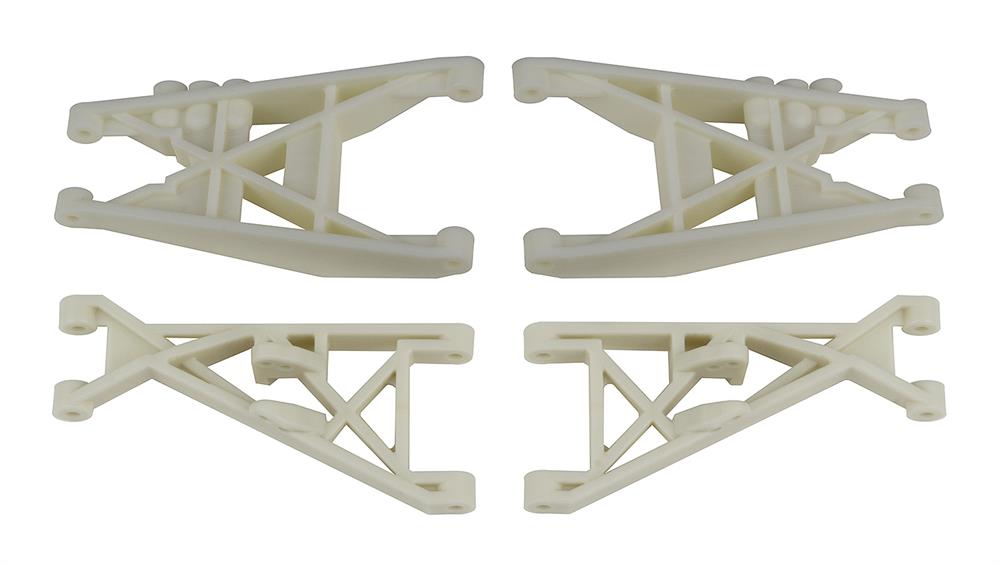 Front and Rear Suspension Arms, white