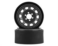 Vanquish Products KMC KM236 Tank 2.2" Beadlock Crawler Wheels (Grey) (2)