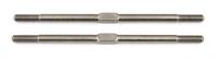 Turnbuckles, M3x71 mm/2.80 in, steel, silver