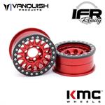 Vanquish KMC 1.9 KM445 Impact Red Anodized